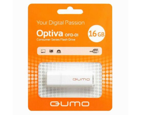 Флэш накопитель USB 16 Гб Qumo Optiva OFD-01 (white) 