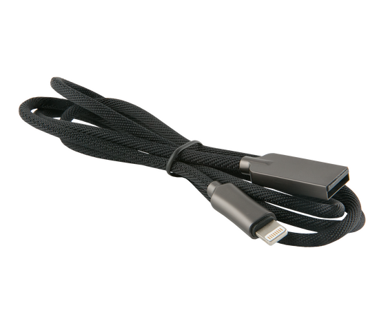  Дата-Кабель Red Line LX13 Zync alloy USB - Lightning, черный 