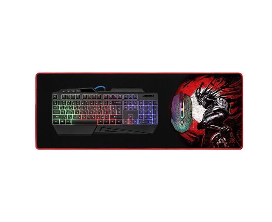  Коврик для компьютерной мыши Defender Liberty 800х300х3мм (black/red) (205874) 