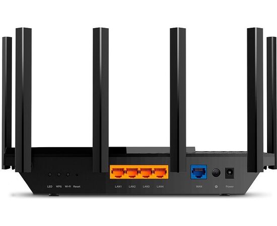  TP-LINK Archer AX73, AX5400 Dual Band Wireless Gigabit Router, 1.5 GHz Tri-Core CPU, 1 GE WAN + 4 GE LAN ports, 1? USB 3.0 Port, support 1024-QAM, OFDMA, MU-MIMO 