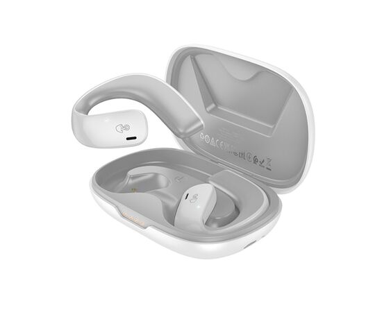 Наушники внутриканальные HOCO EQ4 Graceful, пластик, bluetooth 5.3, микрофон, цвет: белый (1/17/102) 