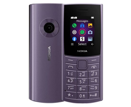  Мобильный телефон Nokia 110 4G TA-1543 DS PURPLE (1GF018MPF1C01) 