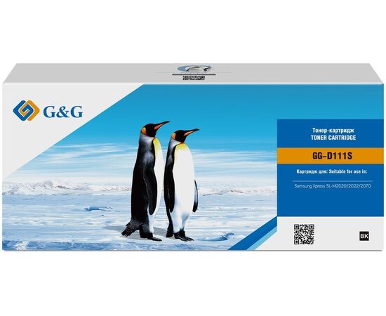  Картридж G&G GG-D111S лазерный черный (1000стр.) для Samsung Samsung Xpress SL-M2020/2022/2070 