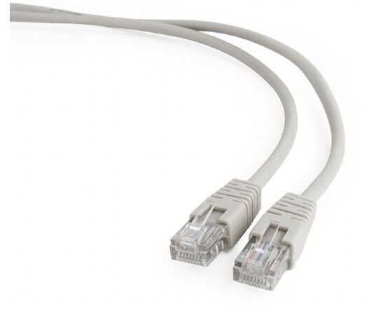  Патч-корд UTP5e, 50 м, литой, многожильный, биметалл CCA, 26AWG, PVC, серый, CABLEXPERT PP12-50M 