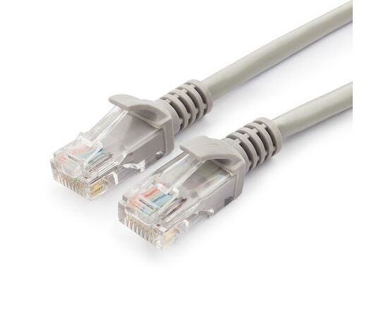  Патч-корд UTP5e, 50 м, литой, многожильный, биметалл CCA, 26AWG, PVC, серый, CABLEXPERT PP12-50M 