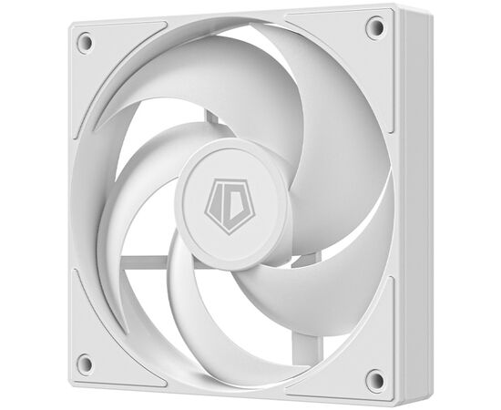  Вентилятор ID-COOLING AS-120-W Trio (3 in 1) 120x120x25мм (PWM, резиновые углы, белый, 300-2000об/мин, супертихий) Box 