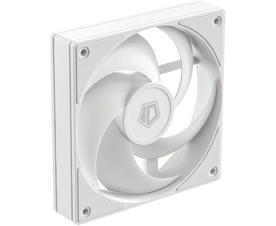  Вентилятор ID-COOLING AS-120-W Trio (3 in 1) 120x120x25мм (PWM, резиновые углы, белый, 300-2000об/мин, супертихий) Box 