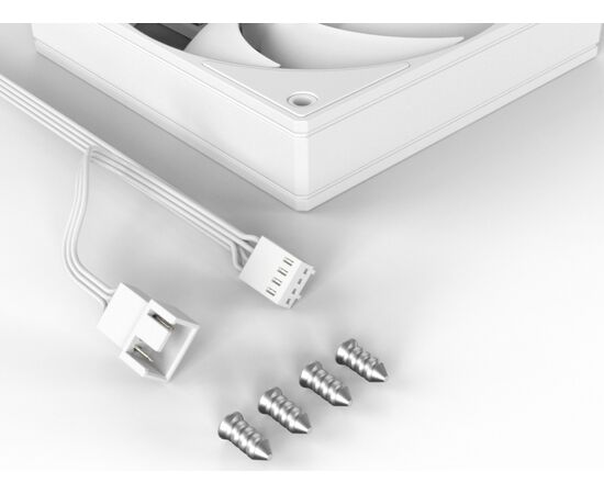 Вентилятор ID-COOLING AS-120-W Trio (3 in 1) 120x120x25мм (PWM, резиновые углы, белый, 300-2000об/мин, супертихий) Box 
