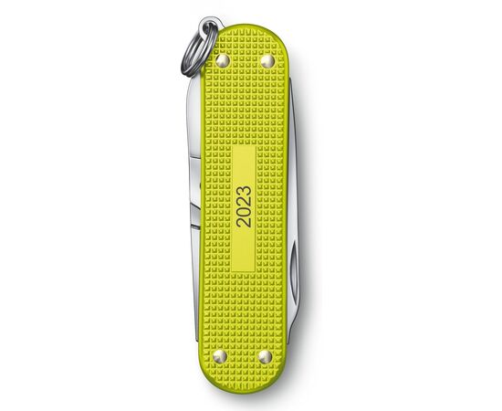  Складной нож Victorinox Alox Classic 0.6221.l23, функций 5, 58мм, желтый, коробка подарочная 