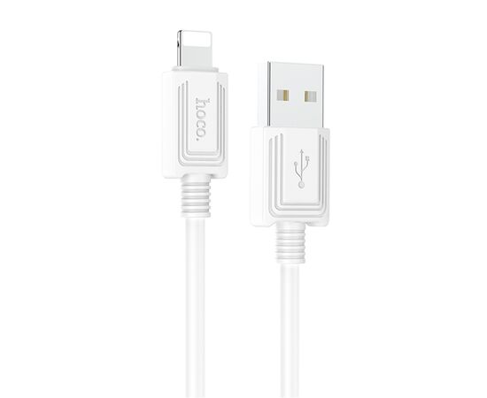  Кабель USB HOCO X73 USB - Lightning, 2.4А, 1 м, белый 