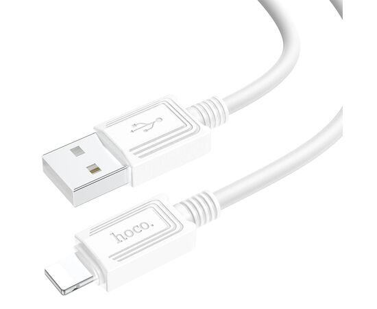 Кабель USB HOCO X73 USB - Lightning, 2.4А, 1 м, белый 