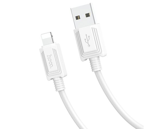  Кабель USB HOCO X73 USB - Lightning, 2.4А, 1 м, белый 