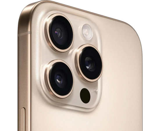  Смартфон Apple iPhone 16 Pro MYN63J/A 512Gb бежевый титан 3G 4G 1Sim 6.3" iOS 18 802.11 a/b/g/n/ac/ax/be NFC GPS 