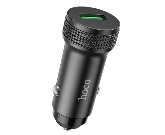  Адаптер Автомобильный Hoco Z49A Level QC3.0 (black) (224654) 
