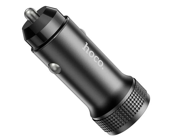  Адаптер Автомобильный Hoco Z49A Level QC3.0 (black) (224654) 
