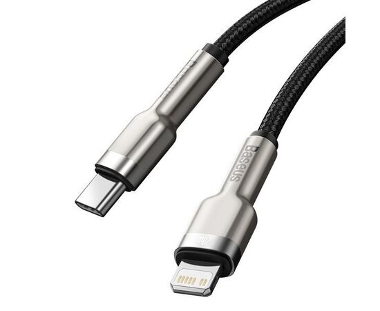  Дата-кабель Baseus Cafule Series Metal Data Cable Type-C to iP PD 20W 1m Black 
