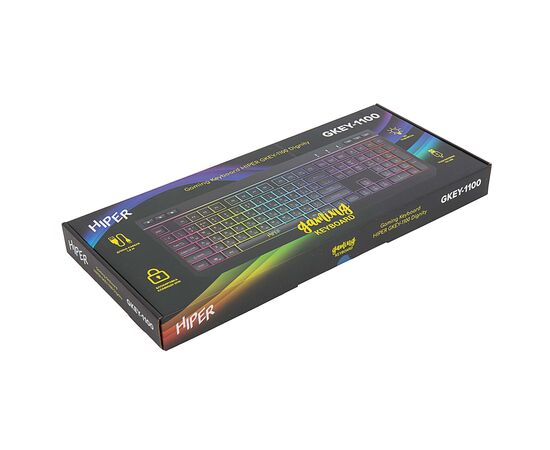  Игровая клавиатура HIPER GKEY-1100, черный 