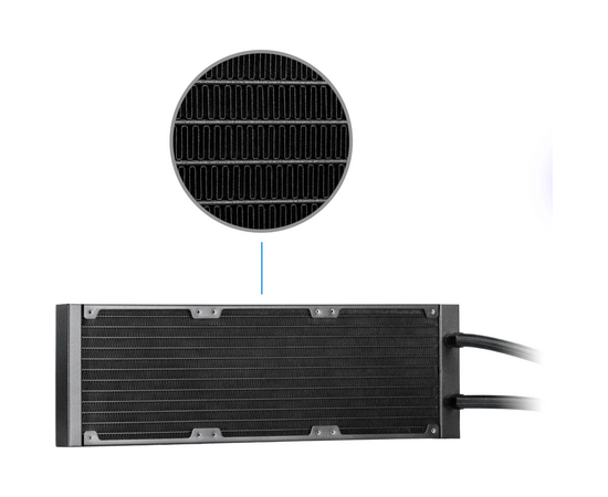  СВО Chieftec Iceberg 240 CLC-240-RGB LGA1700/1200/115X/AM5/AM4 (TDP 300W, ARGB Pump, PWM, Dual ARGB Fan 120mm) 