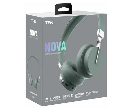  Наушники TFN Nova (TFN-HS-BT500OL) оливковый 