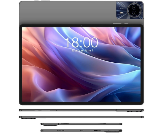  Планшет Teclast T65Max Premium set G99 (2.0) 8C 8/256Gb 12.95" IPS 1920x1200 4G 2Sim Android 14 серебристый 13Mpix 8Mpix BT microSD 1Tb 10000mAh 