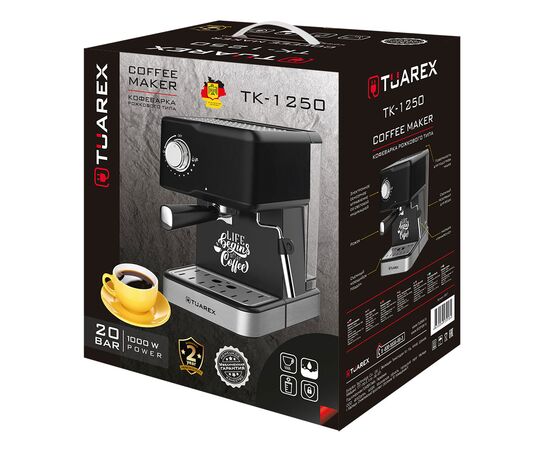  Кофеварка Tuarex TK-1250 черный 
