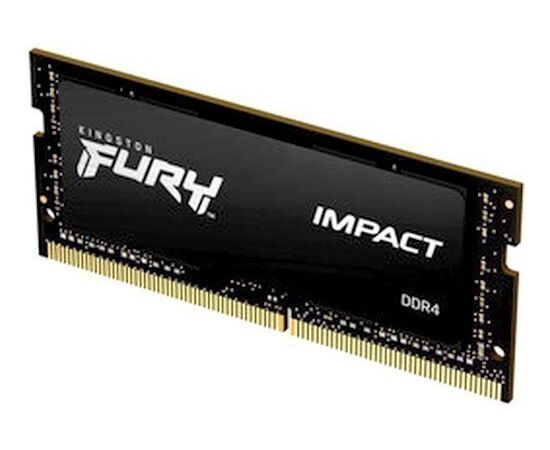  Память оперативная Kingston 16GB 2933MHz DDR4 CL17 SODIMM 1Gx8 FURY Impact KF429S17IB1/16 