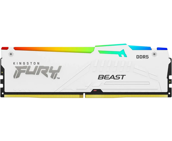  ОЗУ Kingston Fury Beast KF560C30BWAK2-64 DDR5 - 2x 32ГБ 6000МГц, DIMM, White, Ret 
