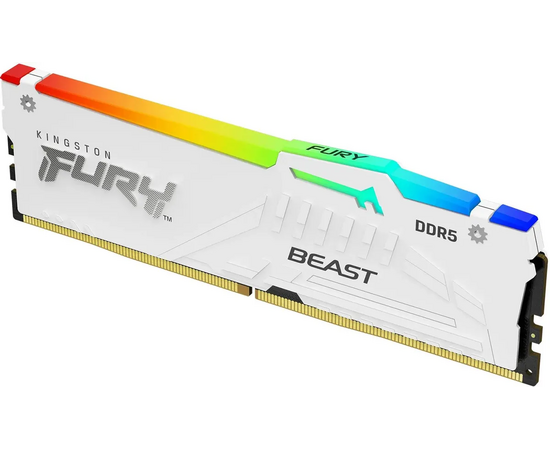  ОЗУ Kingston Fury Beast KF564C32BWA-32 DDR5 - 1x 32ГБ 6400МГц, DIMM, White, Ret 